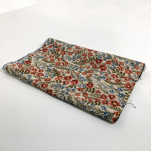 Polyester bông sợi nhuộm Jacquard vải phong cách mộc mạc hoa nhỏ mô hình retro Ins ống thổi túi quần áo trang trí Giày - Product Image 5