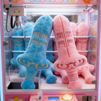 Vente en gros usine : Jouets en peluche épée souple de 8 pouces, animaux en peluche, jouets pour enfants sur le thème des dessins animés et de l'anime, pour machines à griffes