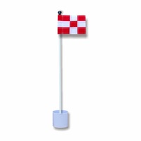 Drapeaux de golf personnalisés pour putting, kit de putting green pour jardin, accessoires de mini-golf, drapeau de trou cible avec tube inséré
