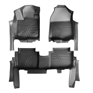 Tapis de sol de voiture 5D en caoutchouc TPE écologique, imperméable et antidérapant, sur mesure, 3 pièces pour Honda CRV (5 places) 2023 - Product Image 4
