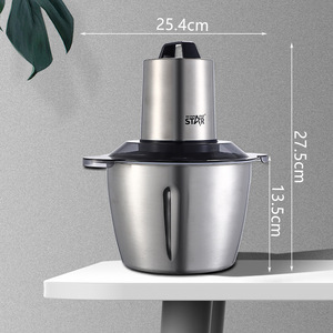 Hachoir à viande/robot culinaire/mixeur Winningstar en acier inoxydable de qualité européenne, silencieux et multifonctionnel - Product Image 3
