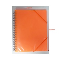 Suministros de papelería A4 PP Cover 20 hojas Display Book Display clearbook Protector transparente Carpeta de documentos transparente