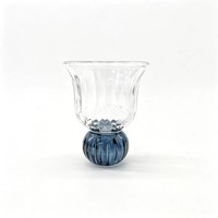 Verre à fond plat en cristal sans plomb pour jus, vin blanc, boissons froides, cocktails et liqueurs, usage domestique