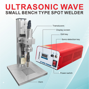 آلة لحام البلاستيك بالموجات فوق الصوتية 220 فولت حاصلة على شهادة CE، جديدة ورائجة البيع، لدمج الشرائط والأشرطة - Product Image 4