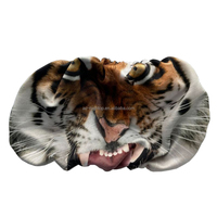 Couverture de lunettes de ski en microfibre de haute qualité Accessoires de sports d'hiver avec logo personnalisé en couleur avec un design animal chaud