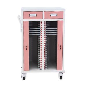 Carros de Archivo Médico para Hospitales, Carros de Acero Inoxidable y ABS Reforzado con Clips para Salones de Belleza - Product Image 1