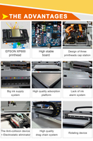 Impresora UV Plana Locor A1 600mm*900mm, Máquina de Impresión de Botellas, Plotter, Precio, Cabezal XP600