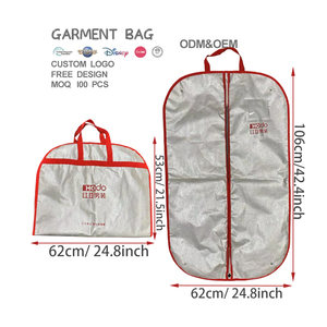 Venta al por mayor <span class=keywords><strong>de</strong></span> alta calidad plegable <span class=keywords><strong>a</strong></span> prueba <span class=keywords><strong>de</strong></span> polvo blanco impermeable bolsas <span class=keywords><strong>de</strong></span> ropa no tejidas con logotipo personalizado <span class=keywords><strong>precio</strong></span> <span class=keywords><strong>de</strong></span> fábrica - Product Image 1
