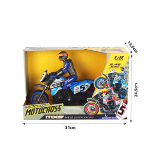 אופנוע שלט רחוק קל משקל עם מעטפת PET, 2.4G בקנה מידה 1:8, אופנוע RC גדול עם תאורה ובולמי זעזועים למירוצי מהירות גבוהה - Product Image 6