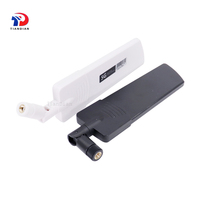 Alta ganancia 18dBi 600-6000Mhz Antena WiFi Banda ancha Lte 4G 5G Panel de goma Antena plana