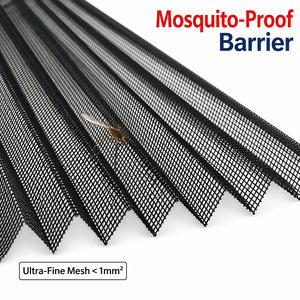 Malla <span class=keywords><strong>Mosquitera</strong></span> Plegable de Fibra de Vidrio, Protector Anti-Mosquitos, Apta para Balcón y Patio, Logotipo Personalizado Disponible, Diseño <span class=keywords><strong>Enrollable</strong></span> - Product Image 1