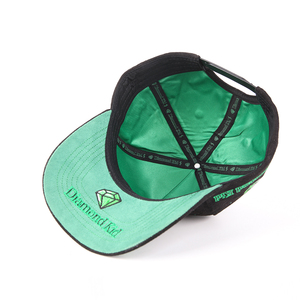 Gorra de Béisbol de Ante con Forro de Satén y Logotipo Personalizado para Hombre, Bordado <span class=keywords><strong>3D</strong></span> de 5 Paneles, Venta al Por Mayor de Fábrica - Product Image 6