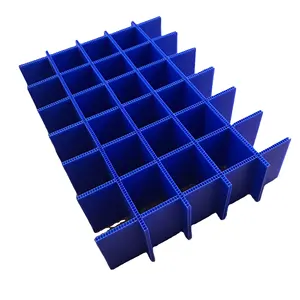 防水Pp塑料垂花盒瓶盒带隔板瓦楞塑料盒可折叠