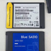 Disque dur SSD bleu SATA3 de 2.5 pouces pour ordinateur portable de bureau, SSD de 250 Go, 500 Go, Go, 1 To, 2 To, 4 To