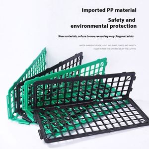 Separador de ABS de fácil instalación para supermercados, barandilla de grado alimenticio para frutas y verduras, basura, cemento, compras, marca personalizada FA03 - Product Image 3