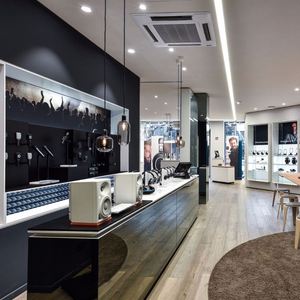 เฟอร์นิเจอร์ร้านค้าอิเล็กทรอนิกส์ที่ทันสมัยการออกแบบร้านแล็ปท็อปการออกแบบตกแต่งภายในร้านคอมพิวเตอร์ Windows 7 - Product Image 4