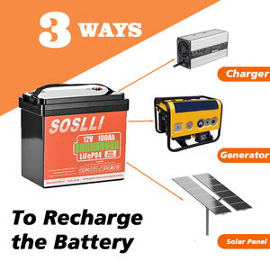 Batterie au lithium avancée SOSLLI 12,8 V 100 Ah, 6000+ cycles, pour <span class=keywords><strong>Van</strong></span> Life, conversion Sprinter, énergie solaire hors réseau, <span class=keywords><strong>ESS</strong></span> - Product Image 5