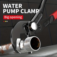 Alicates de presión industriales OEM personalizables con ranura de canal de acero y mordazas de plástico liso alemán para un agarre firme en bombas de agua