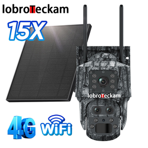 Iobroteckam Ubox Telecamera di Sicurezza PTZ Wireless Solare 4G da Esterno 6MP con Doppia Lente, Audio Bidirezionale e Visione Notturna 24/7 - Product Image 3