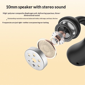 Auriculares Bluetooth S8 con Conducción Ósea, Batería de Gran Capacidad, Estilo Clip para Oreja, Pantalla Digital de Energía, Auriculares Deportivos para Exteriores - Product Image 4