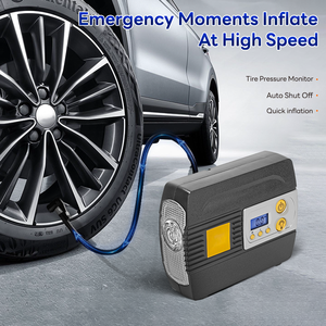 Richtek 12V 120W 100psi pompa di gonfiaggio pneumatico elettrico portatile luce LED segnale digitale indicatore di pressione veloce Monitor - Product Image 2