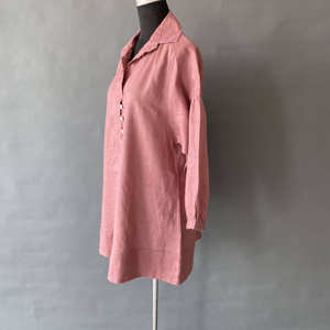 Camicia da <span class=keywords><strong>donna</strong></span> in puro <span class=keywords><strong>lino</strong></span> alla moda camicetta da <span class=keywords><strong>donna</strong></span> in <span class=keywords><strong>lino</strong></span> con top a tunica - Product Image 5