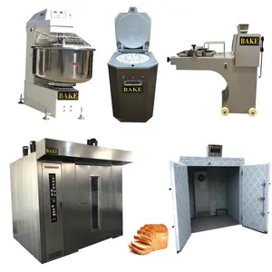 complete bakery automatic bread production line for Loaf bread making machine