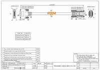 PoCL Camera Link MDR26 a SDR26 Conjunto de cable de cadena de arrastre macho para tarjeta receptora de captura de marco de visión artificial AVT Dalsa CCD