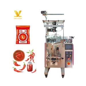 Movable Compact Sauce Packing Machine Sachet Packaging Machine Suitable for Chili Sauce
