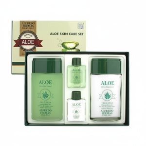 ALFREDO FEEMAS Set de 2 Productos Coreanos de Belleza K-Beauty para Mujer, Cuidado Facial con Aloe, Tónico, Loción y Crema, Set de 3 Tipos, Revitalizador de Piel - Product Image 2
