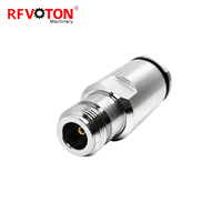 Connecteur coaxial RF WTR400 400 (Rf) en cuivre PTFE, type N femelle à sertir pour câble RG8, en stock, directement de l'usine