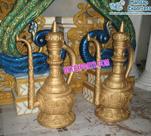 Lampes marocaines colorées en fibre de verre, décorations de scène Mehndi, lanternes marocaines pour la décoration de Mehndi, pièces - Product Image 3