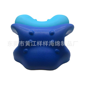 Coussin de massage en cuir PU pour le soutien du cou et du dos avec picots de massage pour la correction de la posture et le soulagement - Product Image 2