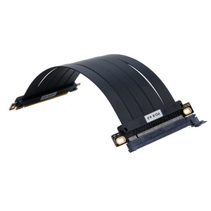 Câble PCI-E 4.0 20cm PCIE X16 en cuivre, extension de carte graphique GPU à 180 degrés pour RTX4090/4080Ti/RX6700XT/6800XT, haute qualité - Product Image 2