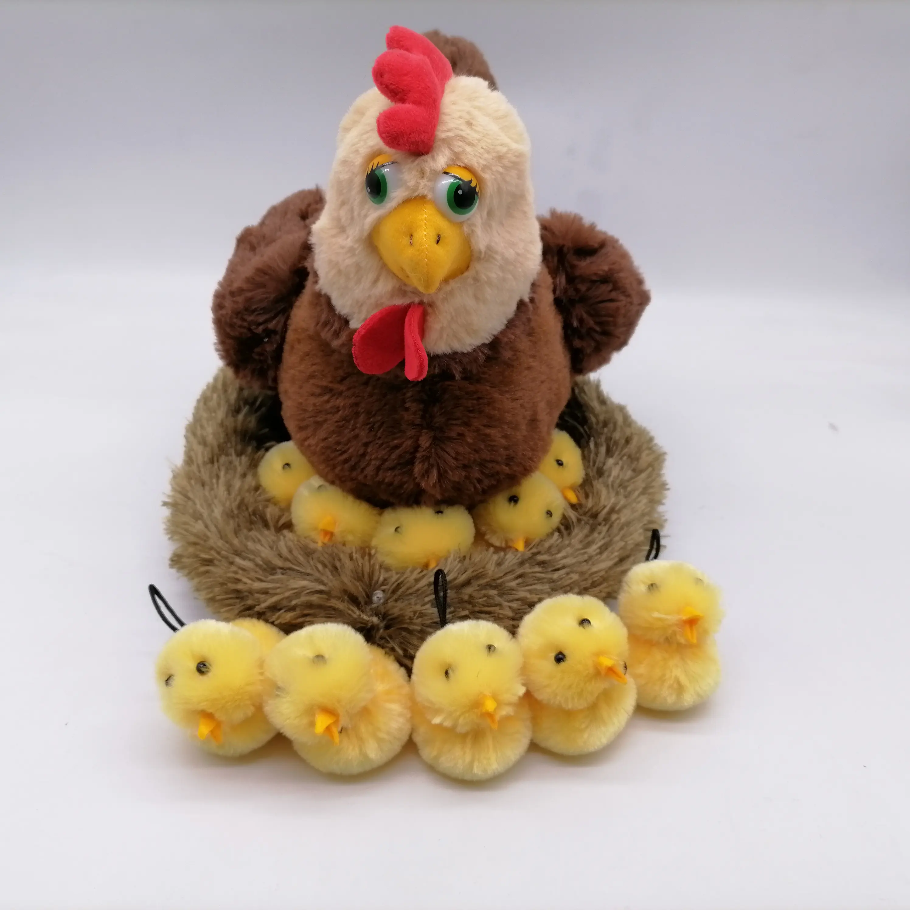 wholesale bulk new 12 x chickens plush toys soft fill free postage 