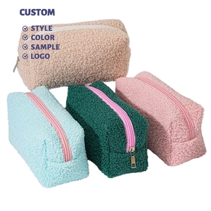 Trousse à crayons de voyage décontractée ultra-légère sans fermeture, trousse à cosmétiques, mignonne, haute valeur chromatique, grande capacité, pour filles du collège - Product Image 1