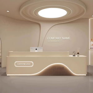 Mở rộng nội thất văn phòng MDF hiện đại tiếp tân quầy bàn tiếp tân bàn khách sạn phòng tập thể dục giải trí cơ sở làm đẹp - Product Image 1