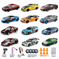 Voiture de course télécommandée électrique populaire pour enfants, modèle réduit 1/24, simulation RC sans fil haute vitesse 4x4, voiture de drift télécommandée pour adultes
