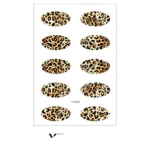 Papel Brillante Resistente al Agua para Maquillaje de Ojos para Niñas y Mujeres, Pegatinas Temporales de Tatuaje de Ojos, Sombra de Ojos con Diseño de <span class=keywords><strong>Leopardo</strong></span> - Product Image 1