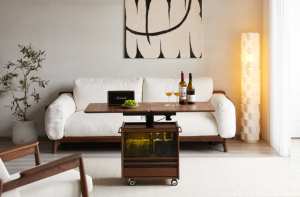 <span class=keywords><strong>Mesa</strong></span> de Centro Elevadora de Madera Maciza Moderna y Lujosa de Fabricación Mayorista, Muebles para el Hogar, <span class=keywords><strong>Mesa</strong></span> Auxiliar Transformable - Product Image 3