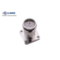 50ohm Cable impermeable eléctrico 4,3/10 RF Coaxial Jack conector hembra 4 agujeros brida montada para cable 141