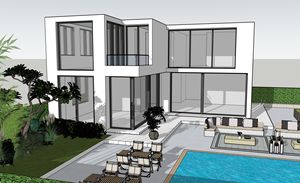 Custom Modern Design Taxa de Aço Estrutura House Building - Product Image 6