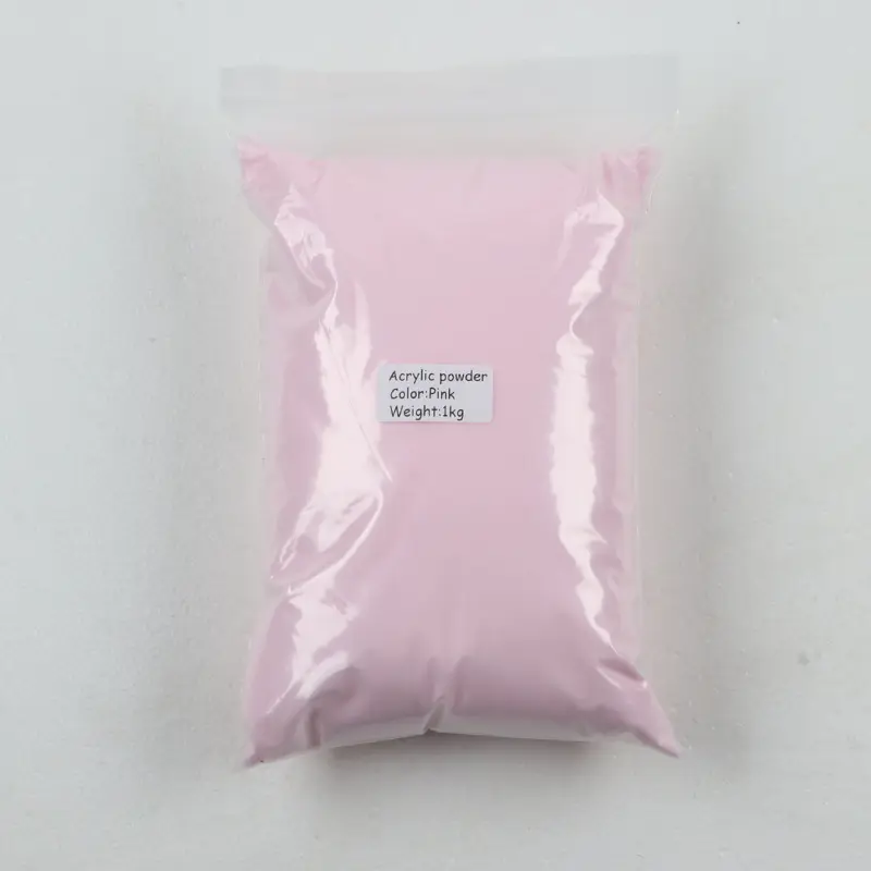 2 in 1 akrilik toz 1kg çanta en kaliteli beyaz temizle pembe renk tırnak sanat oyma uzatma akrilik toz