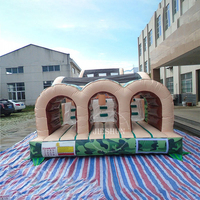 Offre Spéciale commercial enfants jeu de défi de l'armée parcours d'obstacles gonflable Militaire gonflable de Parcours d'obstacles à vendre