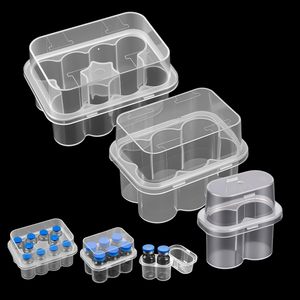 Boîtes d'emballage en plastique PP transparentes et épaisses de marque NOVISON pour flacons de 3 ml, étuis de stockage de peptides, logo personnalisé - Product Image 1
