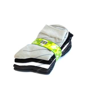 Calzini da uomo in bambù da 5 confezioni per uso quotidiano antiscivolo antiscivolo in poliestere poliammide personalizzabile taglia ODM prodotto - Product Image 2