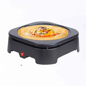 Machine à crêper France à large surface de cuisson Crêpière à papad indien pour omelette oeuf