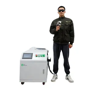 300W 수냉식 펄스 레이저 클리너 기계 탄소강 녹 페인트 제거 멀티 모드 레이저 클리닝 기계