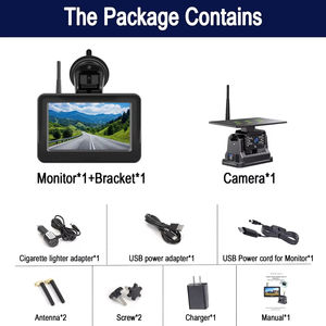 <span class=keywords><strong>Caméra</strong></span> <span class=keywords><strong>de</strong></span> <span class=keywords><strong>recul</strong></span> <span class=keywords><strong>sans</strong></span> <span class=keywords><strong>fil</strong></span> <span class=keywords><strong>rechargeable</strong></span> à aimant à énergie solaire avec moniteur <span class=keywords><strong>de</strong></span> <span class=keywords><strong>recul</strong></span> AHD 5 "pour camping-car camion remorque Rv - Product Image 6