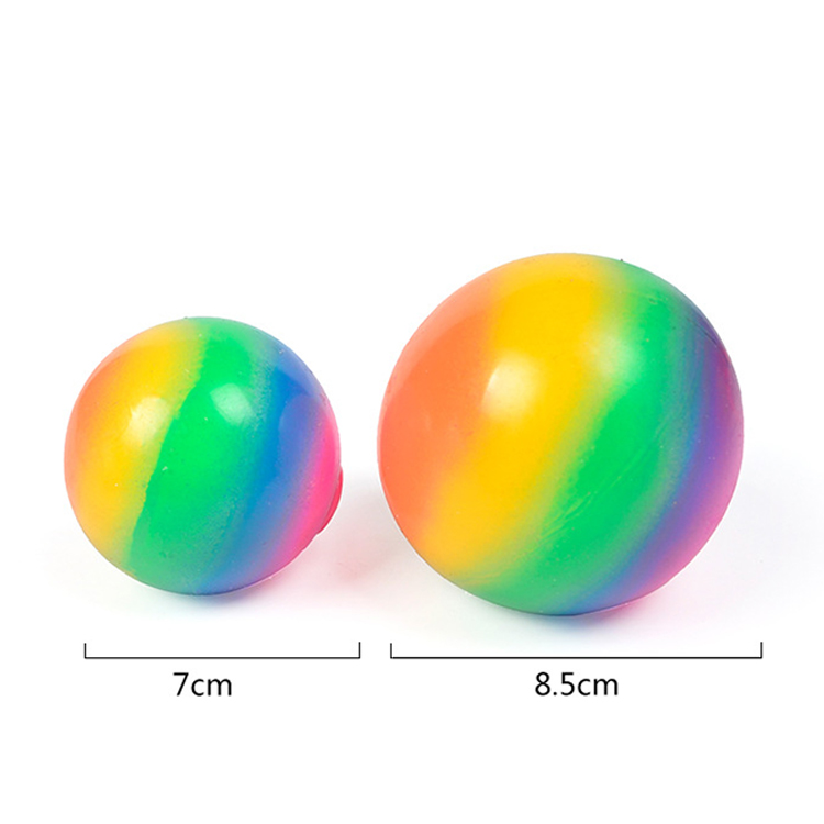 Squeeze Stress Toy New Fidget Toys Colorful Soft Foam TPR Squeeze Balls Toys For Children Adults Stress Relief Funny Toys